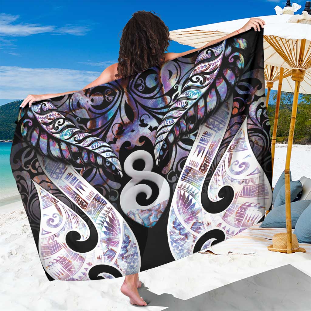 New Zealand Aotearoa Sarong Pikorua Single Twist Pink Paua Shell