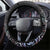 New Zealand Aotearoa Steering Wheel Cover Pikorua Single Twist Pink Paua Shell