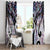 New Zealand Aotearoa Window Curtain Pikorua Single Twist Pink Paua Shell