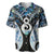 New Zealand Aotearoa Baseball Jersey Pikorua Single Twist Green Paua Shell