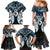 New Zealand Aotearoa Family Matching Mermaid Dress and Hawaiian Shirt Pikorua Single Twist Green Paua Shell
