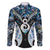 New Zealand Aotearoa Family Matching Short Sleeve Bodycon Dress and Hawaiian Shirt Pikorua Single Twist Green Paua Shell