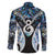 New Zealand Aotearoa Family Matching Short Sleeve Bodycon Dress and Hawaiian Shirt Pikorua Single Twist Green Paua Shell