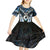 New Zealand Aotearoa Kid Short Sleeve Dress Pikorua Single Twist Green Paua Shell