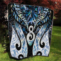 New Zealand Aotearoa Quilt Pikorua Single Twist Green Paua Shell DT05 - Polynesian Pride