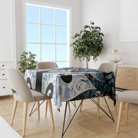 New Zealand Aotearoa Tablecloth Pikorua Single Twist Green Paua Shell