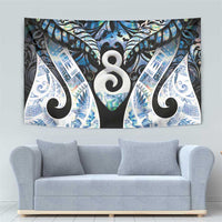 New Zealand Aotearoa Tapestry Pikorua Single Twist Green Paua Shell