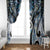 New Zealand Aotearoa Window Curtain Pikorua Single Twist Green Paua Shell