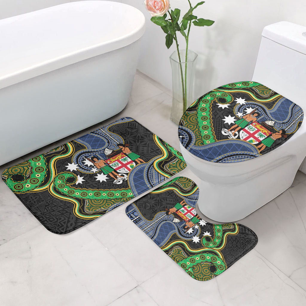 South Sea Islanders And Fiji Bathroom Set Fijian Coat Of Arms And Southern Cross DT05 - Polynesian Pride