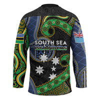 South Sea Islanders And Fiji Hockey Jersey Fijian Coat Of Arms And Southern Cross DT05 - Polynesian Pride