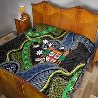 South Sea Islanders And Fiji Quilt Fijian Coat Of Arms And Southern Cross DT05 - Polynesian Pride