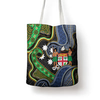 South Sea Islanders And Fiji Tote Bag Fijian Coat Of Arms And Southern Cross DT05 - Polynesian Pride