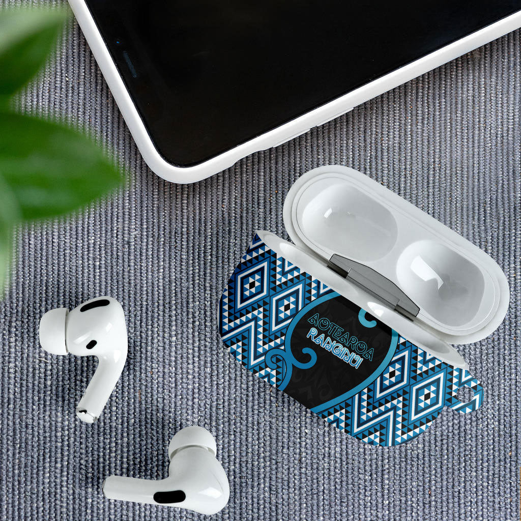 Aotearoa Atua Ranginui AirPods Case Maori Sky Father Koru Patterns DT05 - Polynesian Pride