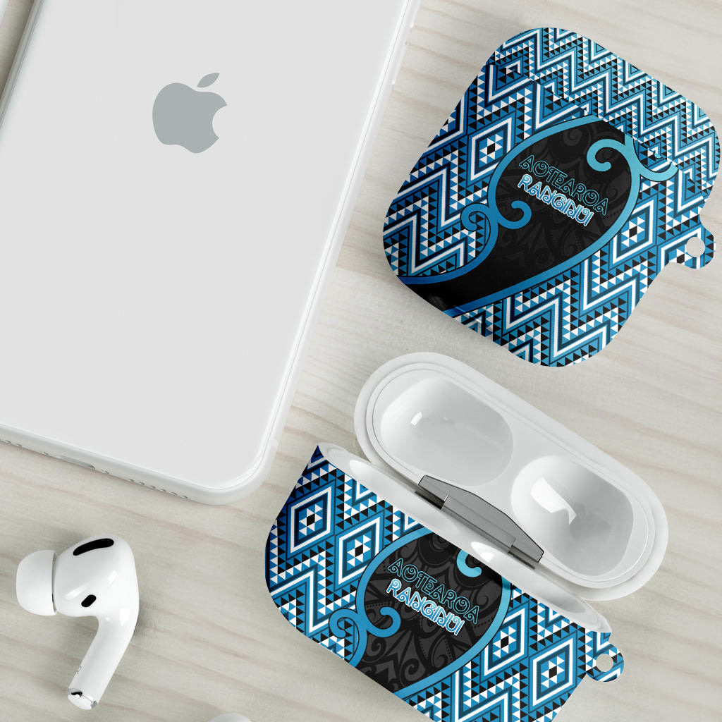 Aotearoa Atua Ranginui AirPods Case Maori Sky Father Koru Patterns DT05 - Polynesian Pride