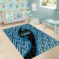 Aotearoa Atua Ranginui Area Rug Maori Sky Father Koru Patterns DT05 - Polynesian Pride