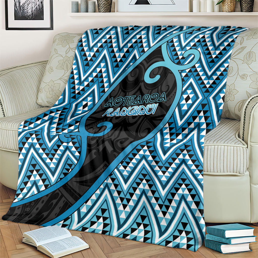 Aotearoa Atua Ranginui Blanket Maori Sky Father Koru Patterns DT05 - Polynesian Pride