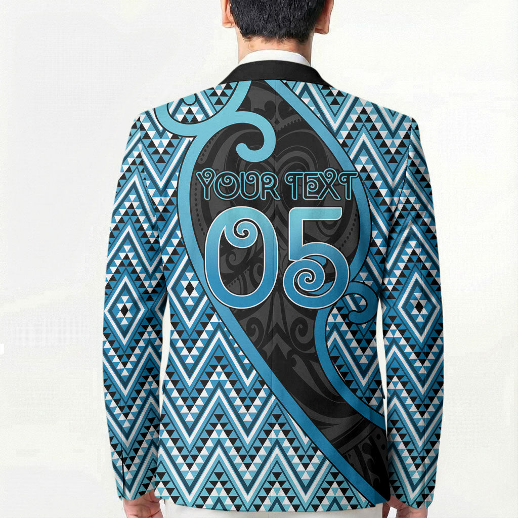 Custom Aotearoa Atua Ranginui Blazer Maori Sky Father Koru Patterns DT05 - Polynesian Pride