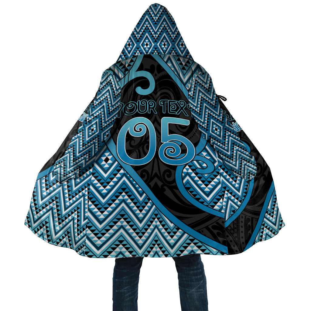 Custom Aotearoa Atua Ranginui Cloak Maori Sky Father Koru Patterns DT05 Unisex Blue - Polynesian Pride