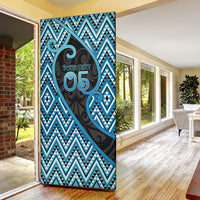 Custom Aotearoa Atua Ranginui Door Cover Maori Sky Father Koru Patterns DT05 - Polynesian Pride