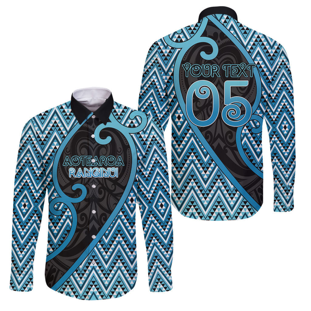 Custom Aotearoa Atua Ranginui Family Matching Long Sleeve Bodycon Dress and Hawaiian Shirt Maori Sky Father Koru Patterns