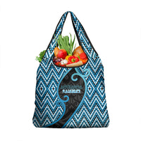Aotearoa Atua Ranginui Grocery Bag Maori Sky Father Koru Patterns DT05 1-pack One Size Blue - Polynesian Pride