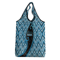Aotearoa Atua Ranginui Grocery Bag Maori Sky Father Koru Patterns DT05 - Polynesian Pride