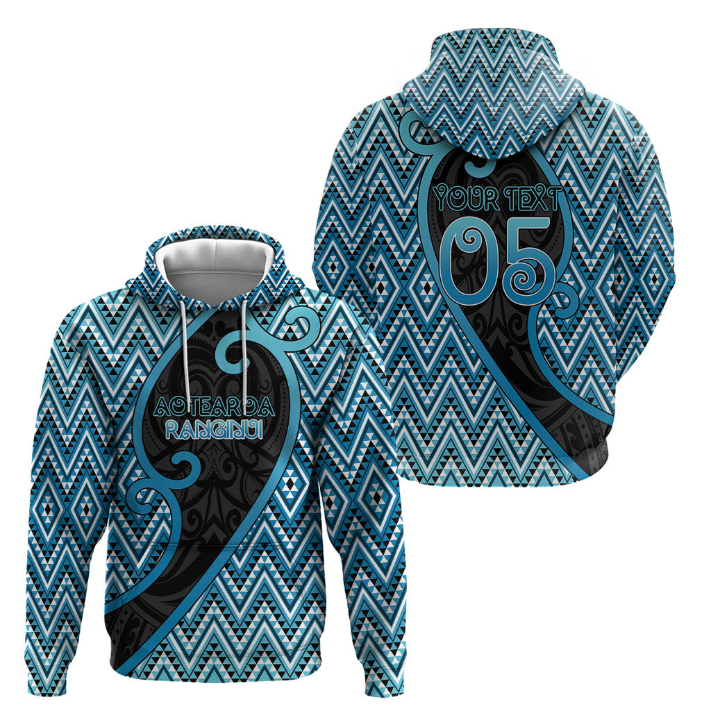 Custom Aotearoa Atua Ranginui Hoodie Maori Sky Father Koru Patterns DT05 - Polynesian Pride
