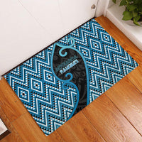 Aotearoa Atua Ranginui Rubber Doormat Maori Sky Father Koru Patterns DT05 - Polynesian Pride