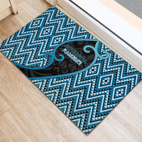 Aotearoa Atua Ranginui Rubber Doormat Maori Sky Father Koru Patterns DT05 - Polynesian Pride