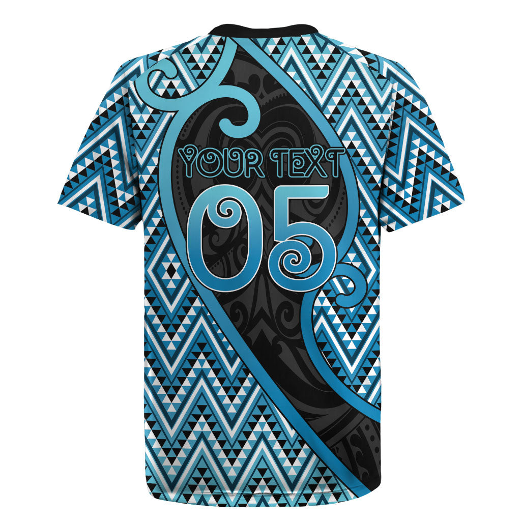 Custom Aotearoa Atua Ranginui Rugby Jersey Maori Sky Father Koru Patterns DT05 - Polynesian Pride