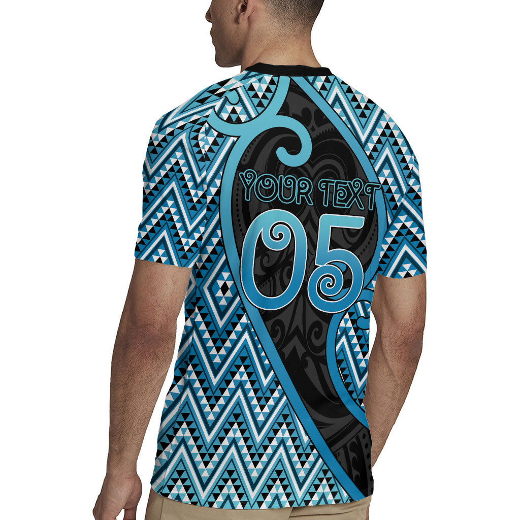 Custom Aotearoa Atua Ranginui Rugby Jersey Maori Sky Father Koru Patterns DT05 - Polynesian Pride