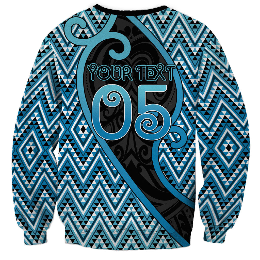 Custom Aotearoa Atua Ranginui Sweatshirt Maori Sky Father Koru Patterns DT05 - Polynesian Pride
