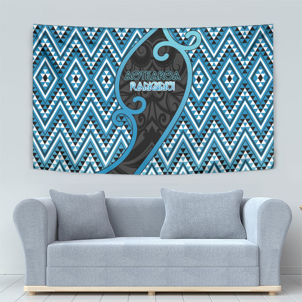 Aotearoa Atua Ranginui Tapestry Maori Sky Father Koru Patterns