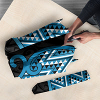 Aotearoa Atua Ranginui Umbrella Maori Sky Father Koru Patterns DT05 - Polynesian Pride