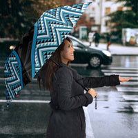 Aotearoa Atua Ranginui Umbrella Maori Sky Father Koru Patterns DT05 - Polynesian Pride