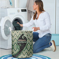 Aotearoa Atua Papatuanuku Laundry Basket Earth Mother Father Koru Patterns