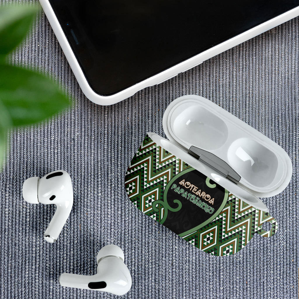 Aotearoa Atua Papatuanuku AirPods Case Earth Mother Father Koru Patterns