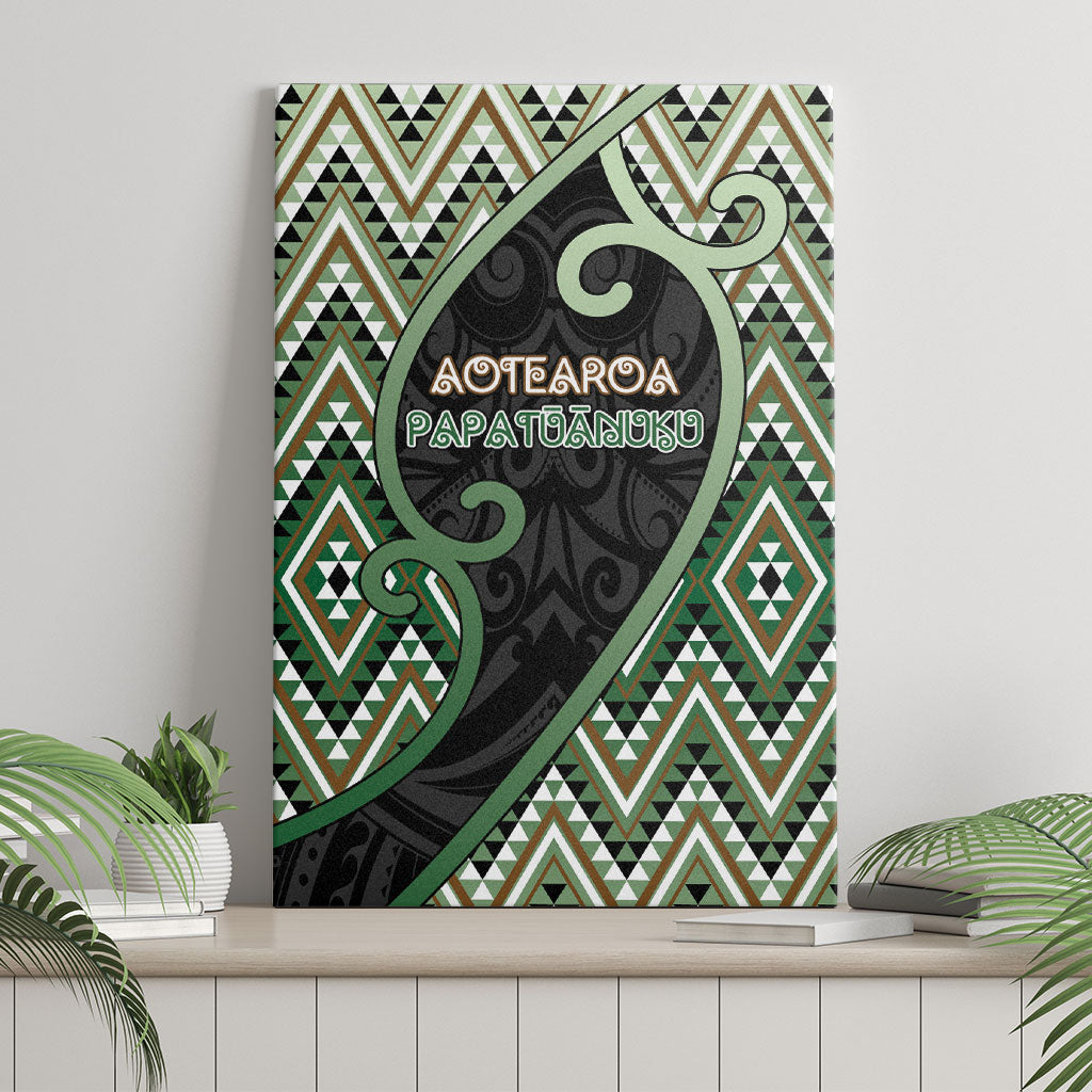Aotearoa Atua Papatuanuku Canvas Wall Art Earth Mother Father Koru Patterns