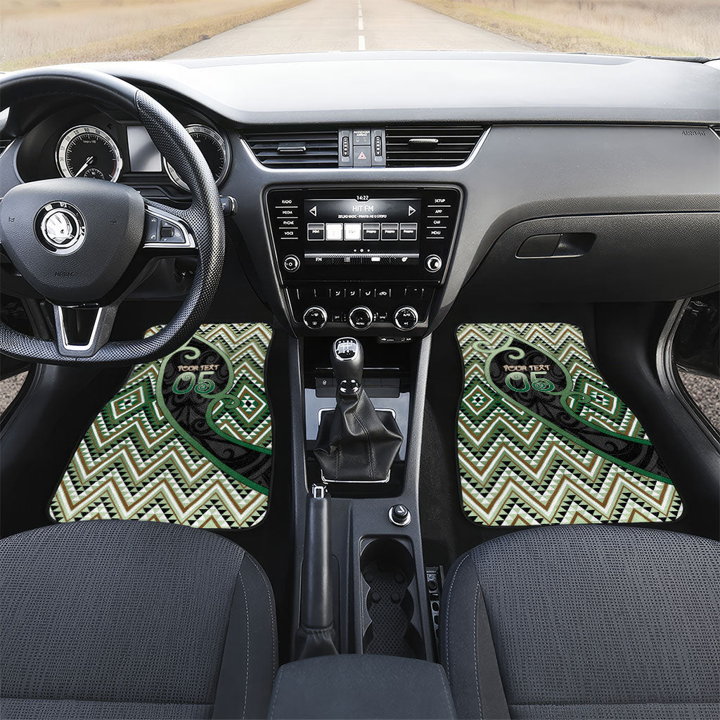 Custom Aotearoa Atua Papatuanuku Car Mats Earth Mother Father Koru Patterns