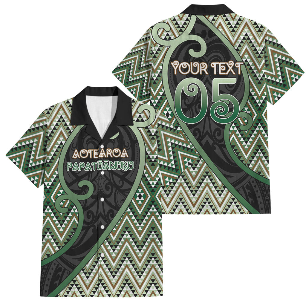 Custom Aotearoa Atua Papatuanuku Family Matching Off The Shoulder Long Sleeve Dress and Hawaiian Shirt Earth Mother Father Koru Patterns