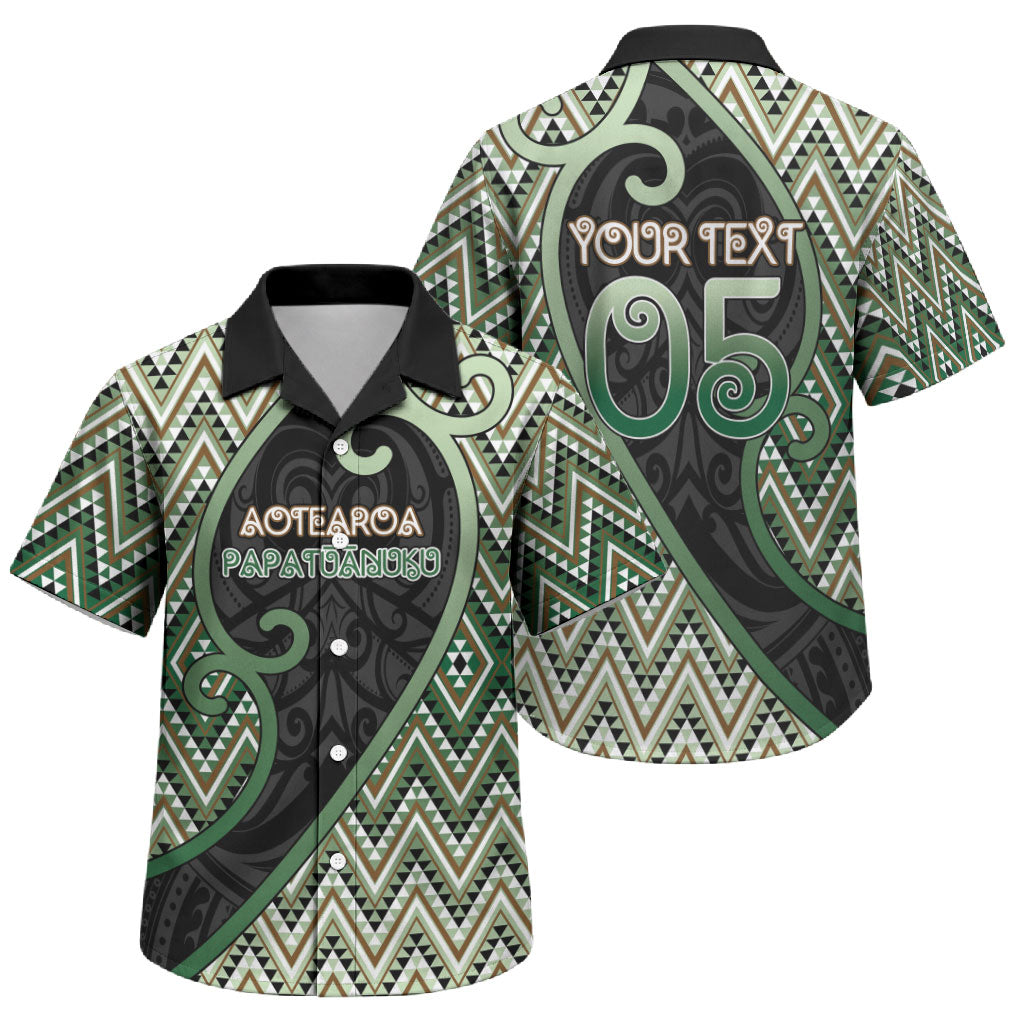 Custom Aotearoa Atua Papatuanuku Family Matching Puletasi and Hawaiian Shirt Earth Mother Father Koru Patterns