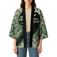 Custom Aotearoa Atua Papatuanuku Kimono Earth Mother Father Koru Patterns