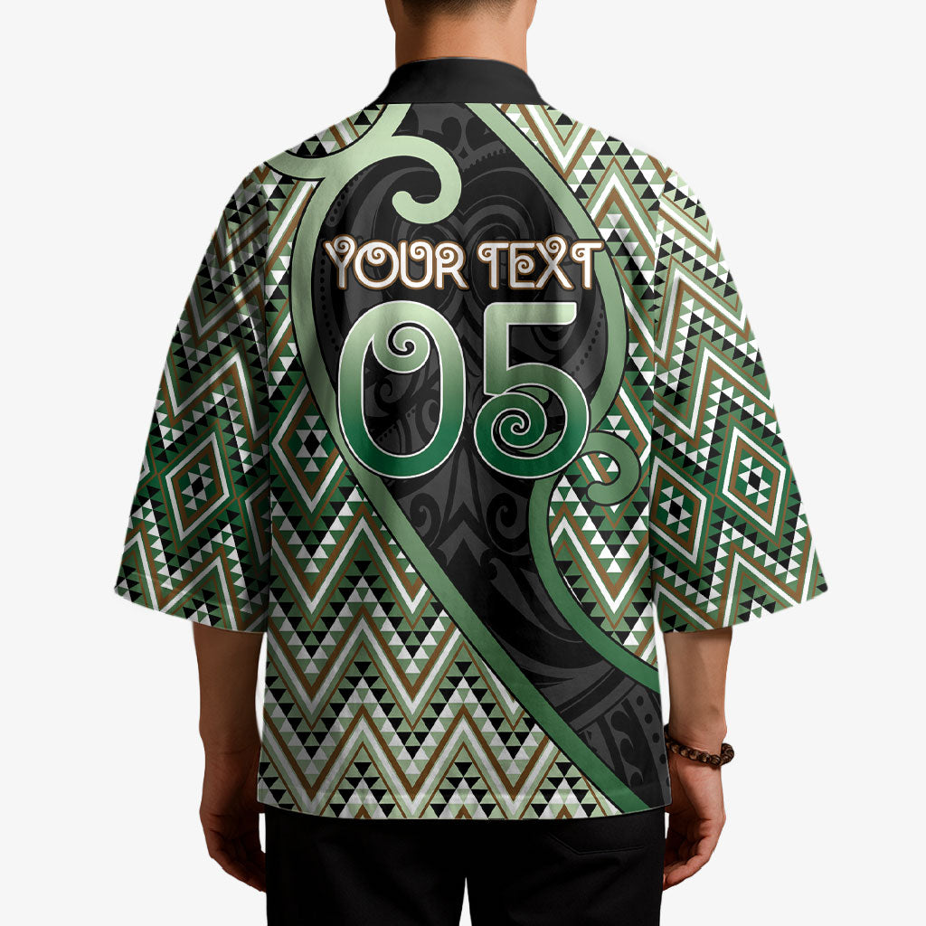 Custom Aotearoa Atua Papatuanuku Kimono Earth Mother Father Koru Patterns