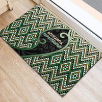 Aotearoa Atua Papatuanuku Rubber Doormat Earth Mother Father Koru Patterns