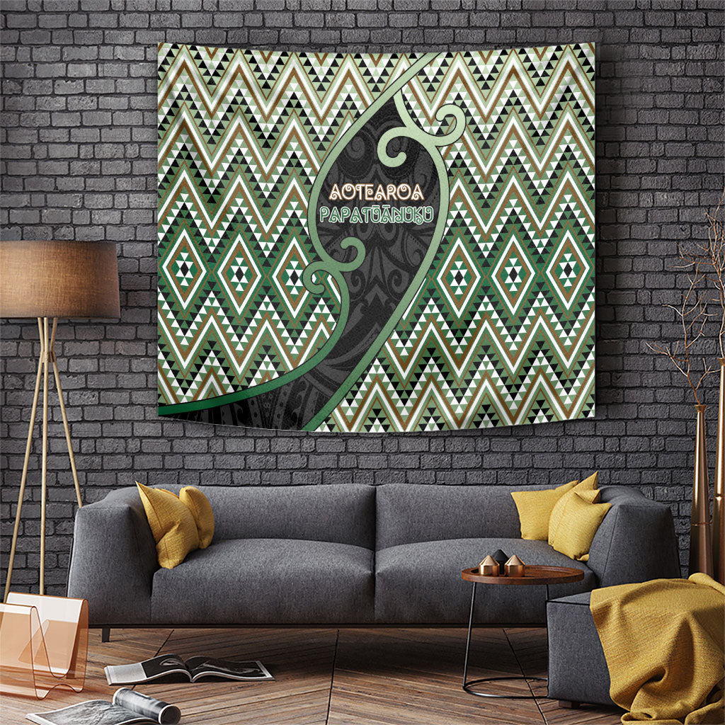 Aotearoa Atua Papatuanuku Tapestry Earth Mother Father Koru Patterns
