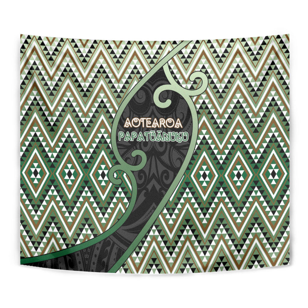 Aotearoa Atua Papatuanuku Tapestry Earth Mother Father Koru Patterns