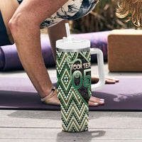 Custom Aotearoa Atua Papatuanuku Tumbler With Handle Earth Mother Father Koru Patterns