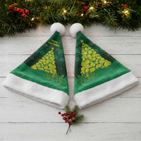 Cook Islands Christmas Santa Hat Seashell Xmas Tree Tribal Waves - Polynesian Pride