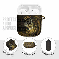 Niue Christmas AirPods Case Niuean Crab Xmas Tribal Waves - undefined