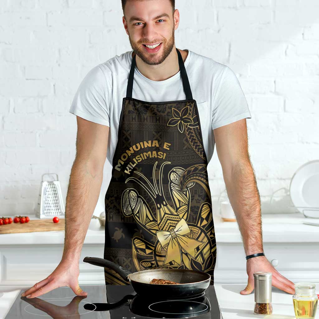 Niue Christmas Apron Niuean Crab Xmas Tribal Waves - Polynesian Pride